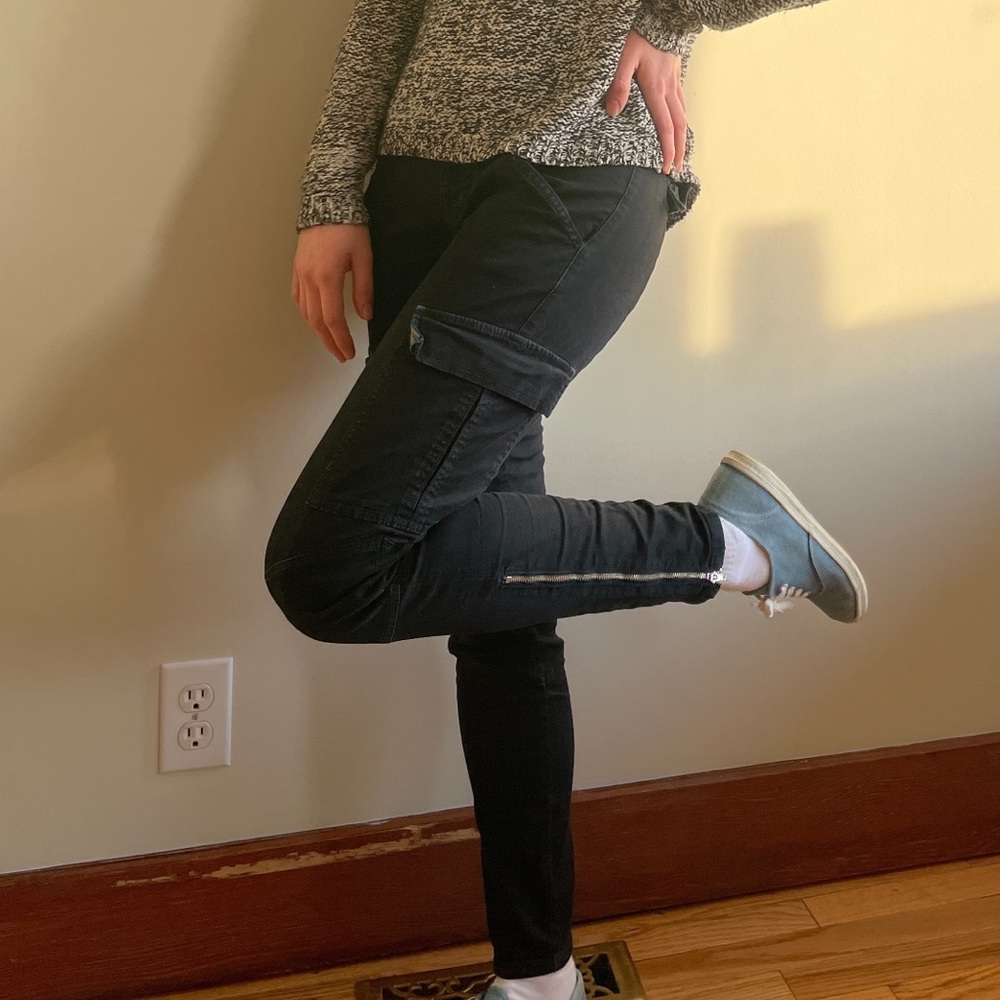 Navy Cargo Pants